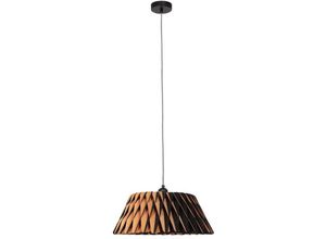 4059157358195 - - Wohnzimmerlampe Hängeleuchte Deckenlampe Pendellampe Schwarz Metall Glas h 20cm