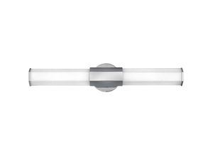 4059157361058 - Wandlampe Wandleuchte Nassraum Badezimmerlampe Metall 2 flammig Glas chrom led