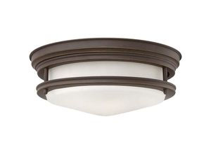 4059157361270 - Deckenleuchte Badezimmerleuchte Deckenlampe Bronze Opalglas IP44 2-flammig