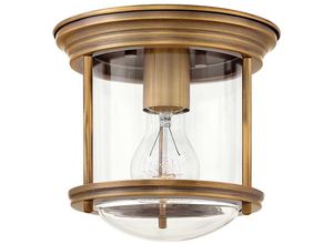 4059157361300 - Etc-shop - Deckenlampe Badezimmerlampe Deckenleuchte IP44 Gebürstetes Bronze Stahl Glas