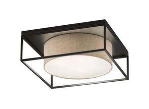 4059157370005 - Etc-shop - Deckenleuchte Wohnzimmerlampe Deckenlampe 4-Flammig Metall Schwarz Weiß 60x60cm