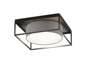 4059157370012 - Etc-shop - Deckenleuchte Wohnzimmerlampe Deckenlampe 4-Flammig Metall Schwarz Grau 60x60cm