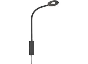 4059157370500 - Etc-shop - Wandleuchte Wandlampe Schlafzimmerlampe led Leseleuchte Flexo-Arm Schwarz h 50cm