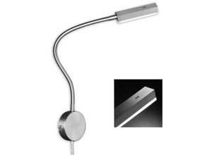 4059157370562 - Etc-shop - Wandleuchte Lampe Flexo-Arm beweglich Leseleuchte Dimmbar led Bettleuchte l 59cm