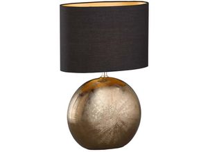 4059157370944 - Tischleuchte Beistelllampe Nachttischlampe Bürolampe Bronze Keramik h 53 cm