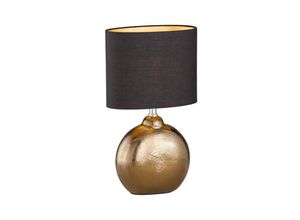 4059157370968 - Tischleuchte Beistelllampe Nachttischlampe Bürolampe Bronze Keramik h 39 cm