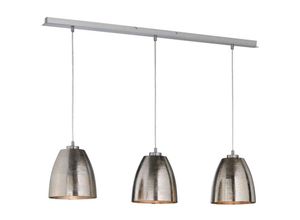 4059157371255 - Esszimmerlampe Pendelleuchte Hängelampe 3-Flammig E27 antik silber l 107 cm