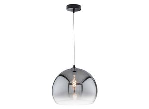 4059157371514 - Etc-shop - Pendelleuchte Hängelampe Esstischleuchte Rauchglas Retro Wohnzimmerlampe schwarz