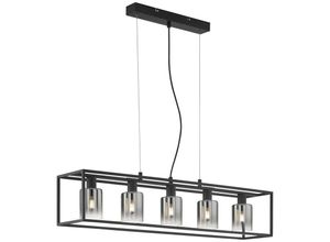 4059157371729 - Etc-shop - Hängelampe Esstischleuchte Pendellampe Glas Wohnzimmerlampe rauch 5 flammig