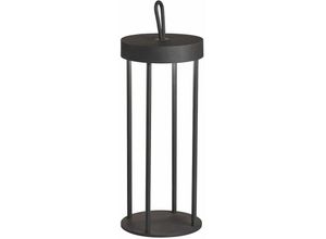 4059157372801 - Etc-shop - Tischleuchte Außenleuchte led Dimmbar Akku IP54 h 36 cm Gartenleuchte Schwarz