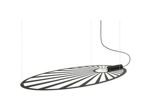 4059157376847 - Pendelleuchte Hängelampe Deckenlampe Stahl Schwarz d 110 cm