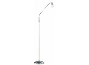 4059157380752 - Etc-shop - Stehlampe Stehleuchte Standlampe Wohnzimmerleuchte Esszimmerlampe Schlafzimmerleuchte Stahl Silber Glas TouchdimmerG9 l 74 cm