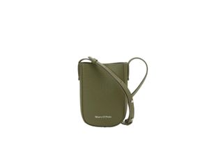 4059184128921 - MARC OPOLO Handytasche aus genarbtem Rindleder Taschen Gr B H T 13 cm x 20 cm x 4 cm grün Smartphone Case Tasche