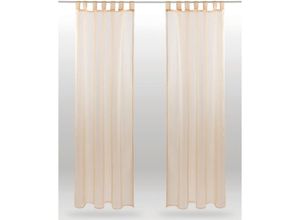 4059222002756 - Schlaufenschal Noella transparenter Dekoschal Voile b 140x l 145 cm 2er Pack elegantes und stilvolles Wohnaccessoire in vielen verschiedenen Farben