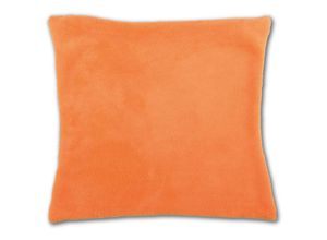 4059222012410 - Bestlivings - Kissenhülle Kuschel 60x60cm Kissenbezug Dekokissen Auswahl orange - apricot mit Füllung - Orange