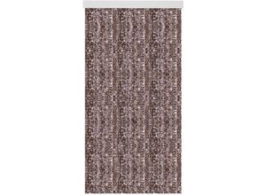 4059222023348 - Flauschvorhang 160x185 cm in Meliert beige - braun perfekter Insekten- und Sichtschutz für Ihre Balkon- und Terrassentür viele Farben - Meliert