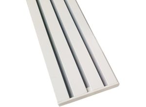 4059222025465 - Vorhangschiene weiß aus Aluminium alle Längen bis 480cm möglich Flache Gardinenschiene ( 7mm ) 1-   2-  3-  4-läufig inkl Vorhanggleiter - Weiß