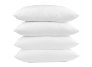 4059222028862 - Bestlivings - 4er Pack - Kissen 30x50cm in Mikrofaser Deluxe Qualität Dekokissen als Inlett Füllkissen geeignet für Hausstauballergiker - Weiß