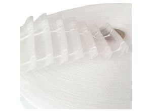 4059222030360 - Bestlivings - Bleistiftband Transparent 50mm ( Länge 10m ) 12 Gardinenband zum Aufnähen für Stoffe Gardinen und Vorhänge Faltenband