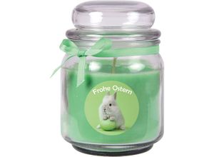 4059222031886 - Hs Candle - Duftkerze im Glas - Ostern Grün - Bonbon 300gr ( 70h ) - Grün