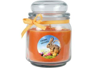 4059222031923 - Duftkerze im Glas - Ostern Orange - Bonbon 300gr ( 70h ) - Orange