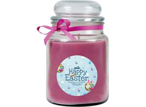 4059222031978 - Hs Candle - Duftkerze im Glas - Ostern Lila - Bonbon 500gr ( 110h ) - Lila