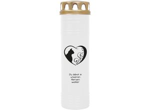 4059222039295 - Hs Candle - Grablicht Grabkerze mit Motiv im Mehrpack ( Design ) - ca 170h   7 Tage Brenndauer je Kerze ( 26cm ø 7cm ) - viele verschiedene Deisgns