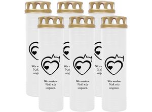 4059222039721 - Hs Candle - Grablicht Grabkerze mit Motiv im Mehrpack ( Design ) - ca 170h   7 Tage Brenndauer je Kerze ( 26cm ø 7cm ) - viele verschiedene Deisgns