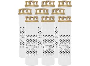 4059222039905 - Hs Candle - Grablicht Grabkerze mit Motiv im Mehrpack ( Design ) - ca 170h   7 Tage Brenndauer je Kerze ( 26cm ø 7cm ) - viele verschiedene Deisgns