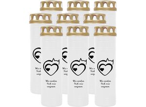 4059222039929 - Hs Candle - Grablicht Grabkerze mit Motiv im Mehrpack ( Design ) - ca 170h   7 Tage Brenndauer je Kerze ( 26cm ø 7cm ) - viele verschiedene Deisgns