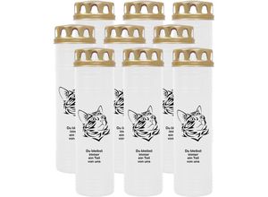 4059222039950 - Hs Candle - Grablicht Grabkerze mit Motiv im Mehrpack ( Design ) - ca 170h   7 Tage Brenndauer je Kerze ( 26cm ø 7cm ) - viele verschiedene Deisgns