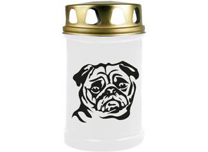 4059222042639 - Hs Candle - Grabkerze Grablicht ( Hund Boxer ) - ca 48h   2 Tage Brenndauer je Kerze ( 145cm ø 7cm ) - viele versch Designs - Hund Boxer