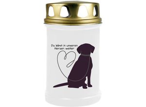 4059222042660 - Hs Candle - Grabkerze Grablicht ( Hund Leine ) - ca 48h   2 Tage Brenndauer je Kerze ( 145cm ø 7cm ) - viele versch Designs - Hund Leine