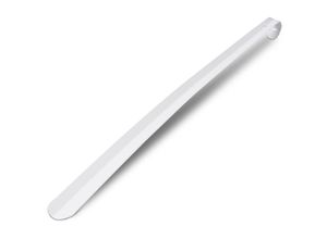 4059222058920 - Pro Home - Stabile Metall Schuhlöffel Weiß ( 79cm ) - xxl Schuhanziehhilfe - Rückenschonender Schuhanzieher für Kinder Herren Damen Senioren - Weiß