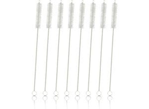 4059222061609 - Haushaltshelden - Reinigungsbürsten 20cm ( 8er Pack ) für Trinkhalme Nylon Pfeifenreiniger Milchschlauchbürste - Schlauchbürste für Mehrweg