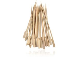4059222063740 - Bestlivings - Holzspieß bbq   Schaschlikspieße ( 50er Pack ) 20cm Grill Kebab Party bbq Spieße für Grillen Cocktails Buffet Obst Hamburger
