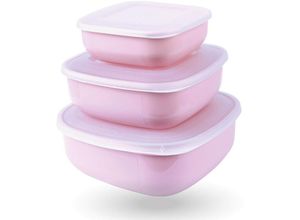 4059222068608 - Vorratsdosen mit Deckel für Lebensmittel Frischhaltedosen Mikrowellen- Gefriergeeignet Spülmaschinenfest 3er Set Meal Prep Boxen Aufbewahrungsbox