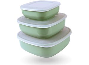 4059222068660 - Bestgoodies - Vorratsdosen mit Deckel für Lebensmittel Frischhaltedosen Mikrowellen- Gefriergeeignet Spülmaschinenfest 3er Set Meal Prep Boxen