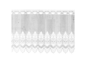 4059222175207 - Arsvita - Bistrogardine Jacquard in weiß 160x60 cm (BxL) mit Stangendurchzug Design Alba - Weiß