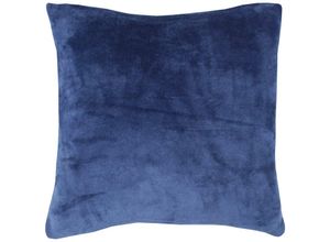 4059222177232 - Bestlivings - Kissenhülle Kuschel Celina in der Größe 45 x 45cm - Blau - Kissenbezug mit Reißverschluss - Blau