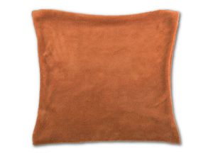 4059222184520 - Bestlivings - Kissenhülle Kuschel 60x60cm Kissenbezug Dekokissen Auswahl terracotta - ochre mit Füllung - Terracotta