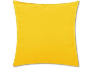 4059222194383 - Bestlivings - Kissenhülle Ellen mit und ohne Füllung 60x60cm mit Füllung gelb - sonnengelb - Gelb