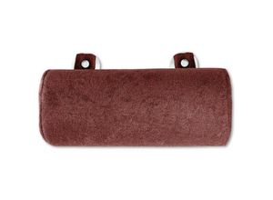 4059222198497 - Bestlivings - Badewannenkissen Nackenkissen Kissen mit Saugnäpfen 16x25 cm Ø11x25 cm Rolle 10 x 26 cm braun - dunkelbraun - Braun