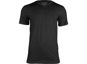 4059222224370 - 2er Pack T-Shirt Basic für Männer Herren Shirt wahlweise mit Rundhals oder V-Ausschnitt im vorteilhaften Doppelpack Oberteil in verschiedenen