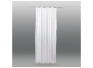 4059222225971 - Bestlivings - Gardine mit Kräuselband Transparent Voile 140x245 cm ( Breite x Länge ) in weiß - reinweiß viele weitere Farben und Größen - Weiß