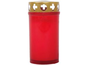 4059222255282 - Hs Candle - 1x Tage Brenner (Rot) ca 30h Brenndauer Auswahl mit Deckel - Rot