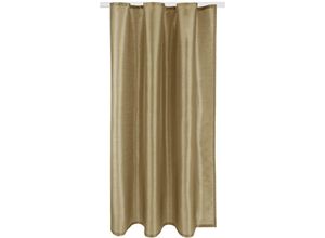 4059222257606 - Bestlivings - Gardine Blickdicht mit Kräuselband ( Taupe dunkel ) in 140x145cm ( Breite x Höhe ) - Dunkeltaupe