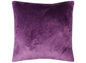 4059222266103 - Bestlivings - Kissenhülle Kuschel Celina in der Größe 50 x 50cm - Violett - Kissenbezug mit Reißverschluss - Violett