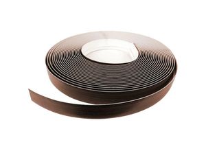 4059222269470 - Blende für Gardinenschiene 200cm in Nussbaum Optik Kunststoffblende für Vorhangschiene mit Innenlauf zum aufschieben auf Innenlaufschienen