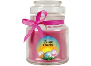 4059222276270 - Hs Candle - Duftkerze als Ostergeschenk ( Lavendel-Duft ) Design Ostereier - Kerze als Osterdeko - 120g Wachs mit ca 30 Stunden Brenndauer - Lila